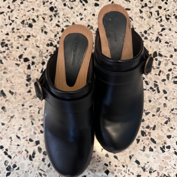 Isabel Marant luxe leather Titya clog. Worn just twice, more than 50%off retail. - Picture 7 of 12